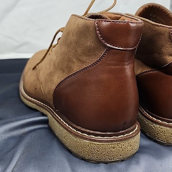 VANCE CO ORSON CHUKKA BOOT SOFT VEGAN LEATHER MENS 11 NWOB - Picture 10 of 16